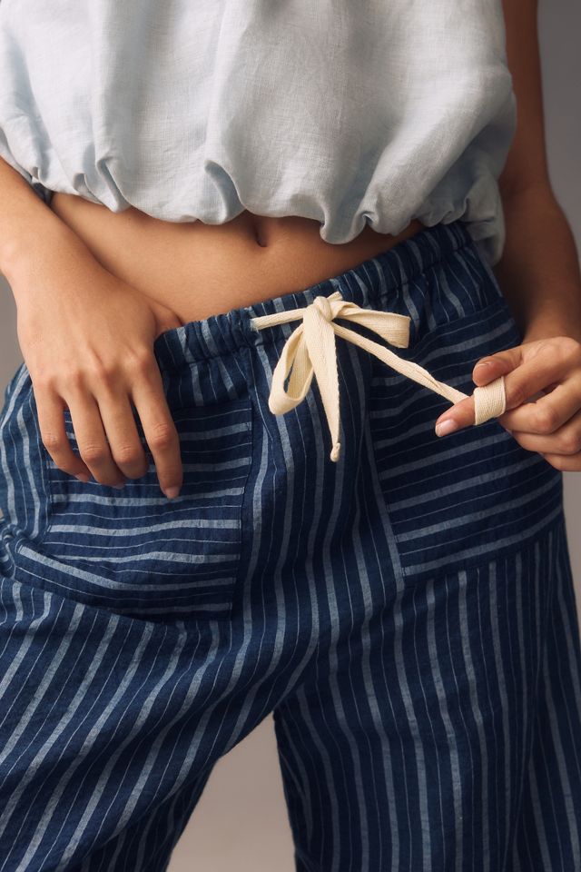 Pantaloni a Righe Indaco Nice Things #3