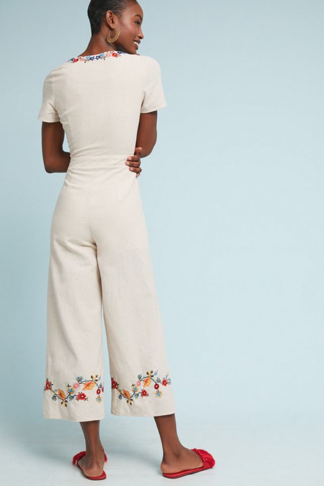 Assateague Embroidered Jumpsuit #2