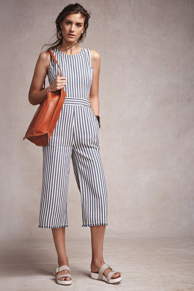 Sailor Stripe Jumpsuit #1