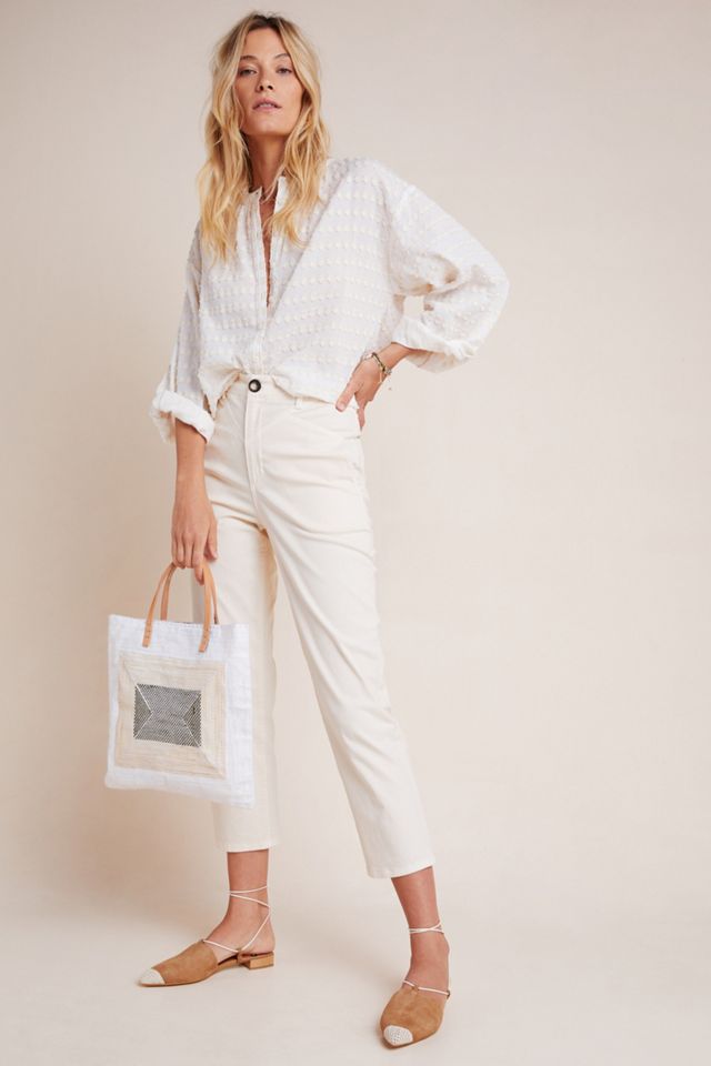 Seamed Ultra High-Rise Trousers