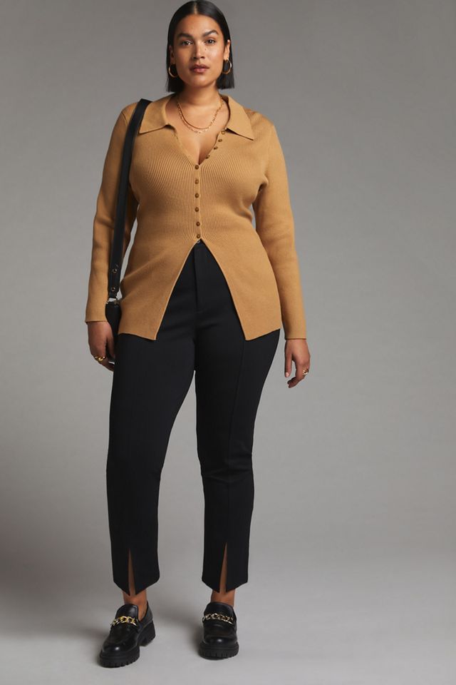 Amadi Slit-Front Tapered Pants #5