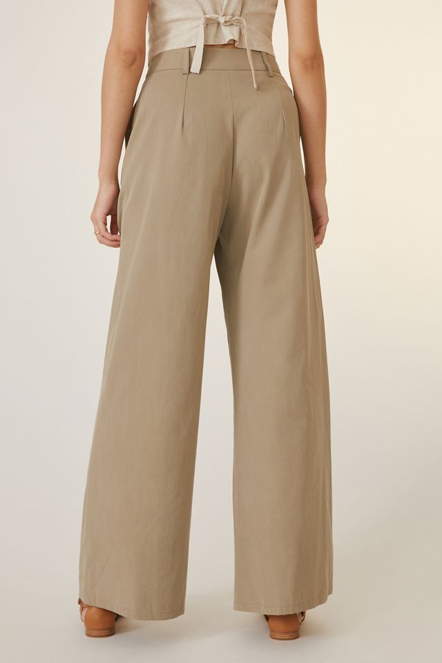 Amadi Pleated Wide-Leg Pants #3