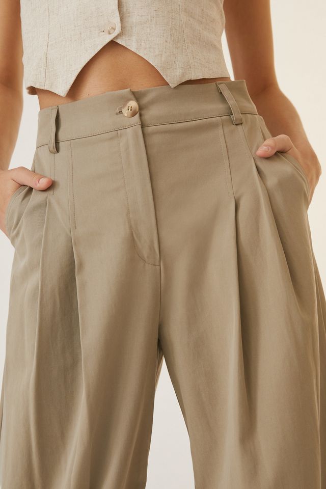 Amadi Pleated Wide-Leg Pants #4