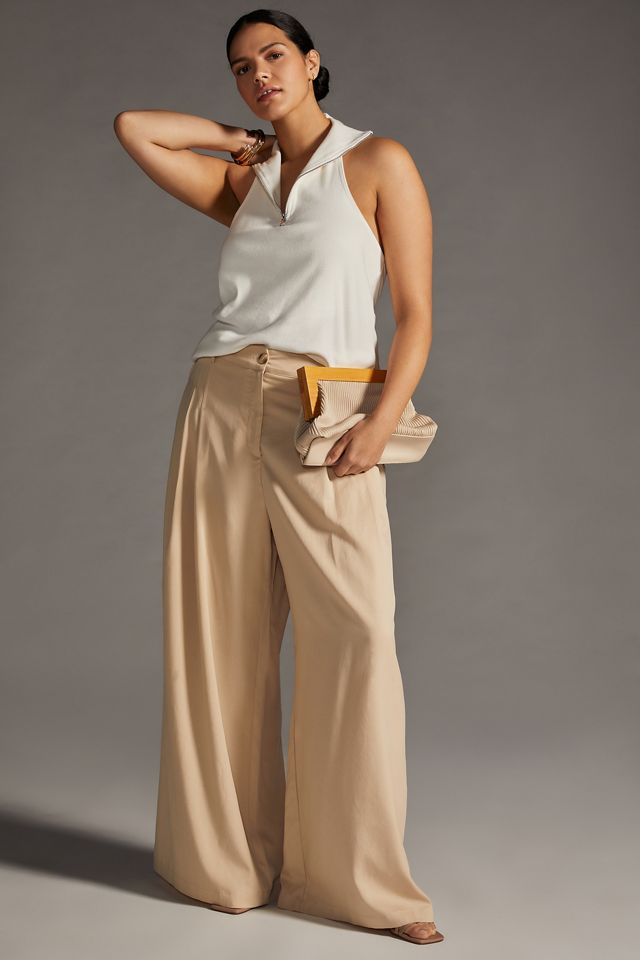 Amadi Pleated Wide-Leg Pants #5
