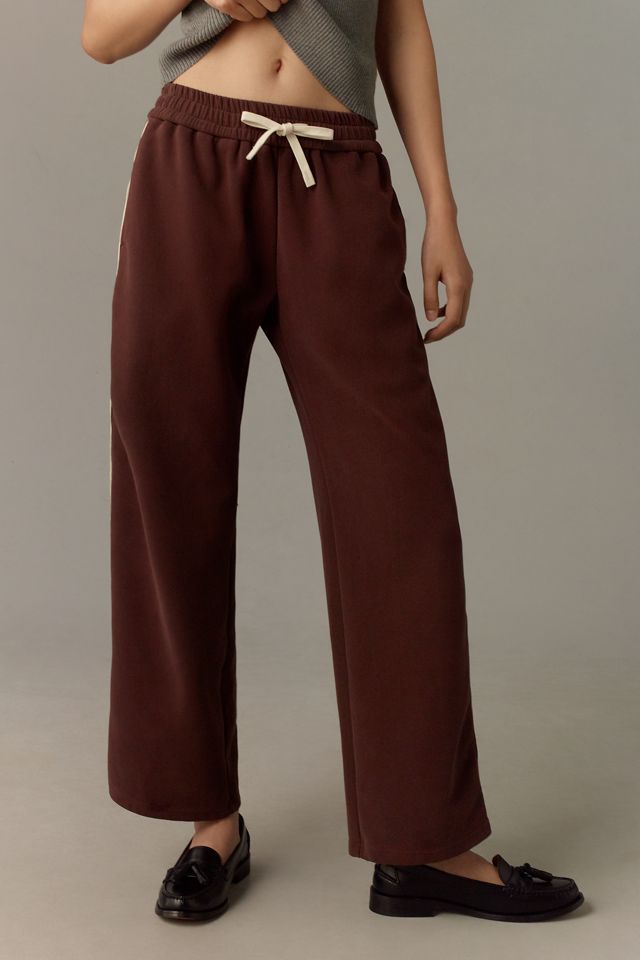 Self Contrast Drawstring Pants #1