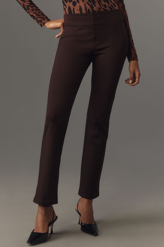 Self Contrast Slim Kick Flare Pants #1