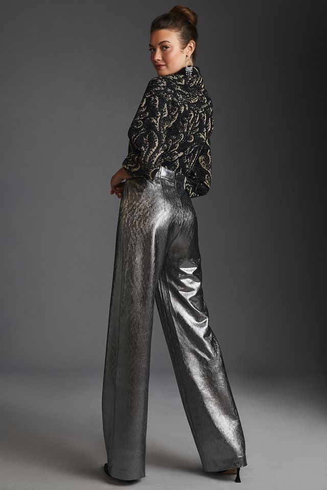 Hutch Metallic-Hose in Silber #3