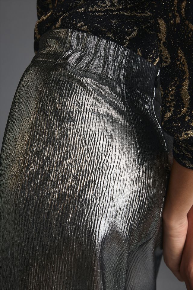 Hutch Metallic-Hose in Silber #4