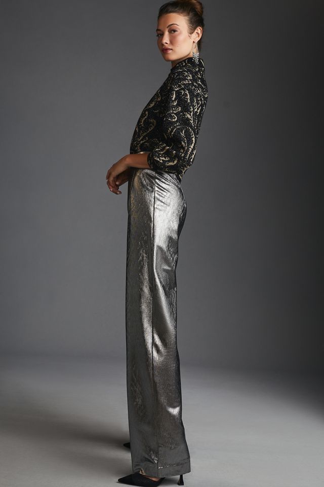 Hutch Metallic-Hose in Silber #5