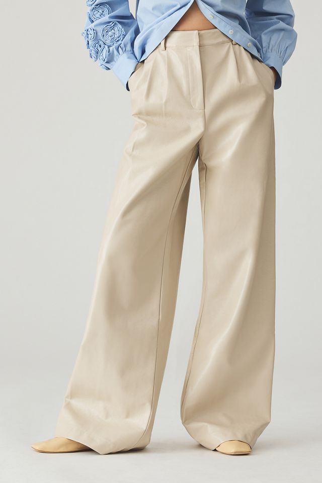Hutch Faux Leather Wide-Leg Pants #1