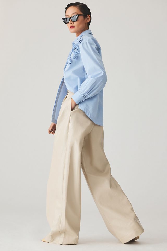 Hutch Faux Leather Wide-Leg Pants #2