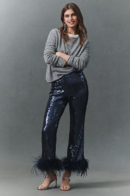 Hutch The Koto Faux-Feather Pants