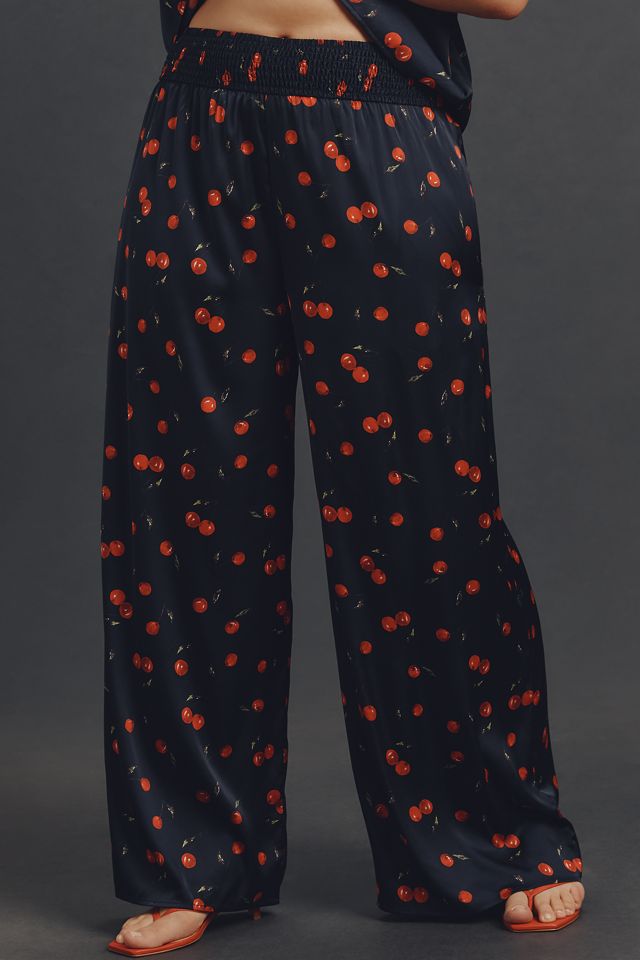 Hutch Plus Smocked-Waist Wide-Leg Pants