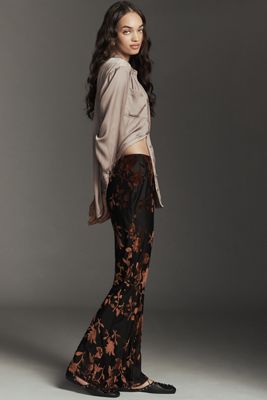 Hutch Velvet Burnout Flare Pants