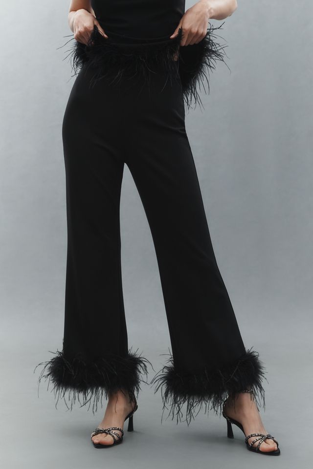 Hutch Ponte Feather Pants #1