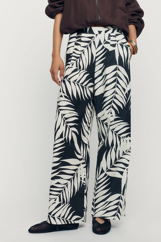 Hutch Palm Print Pants #1