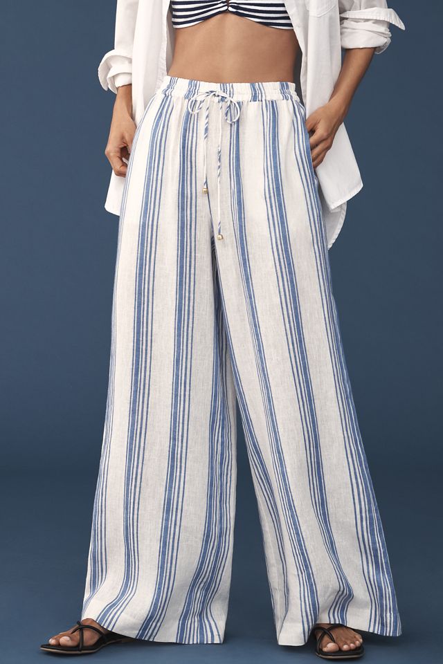 KIVARI Isabelle Linen Drawstring Pants #1