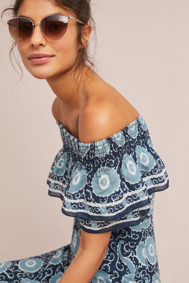 Suzani Off-The-Shoulder Romper #1