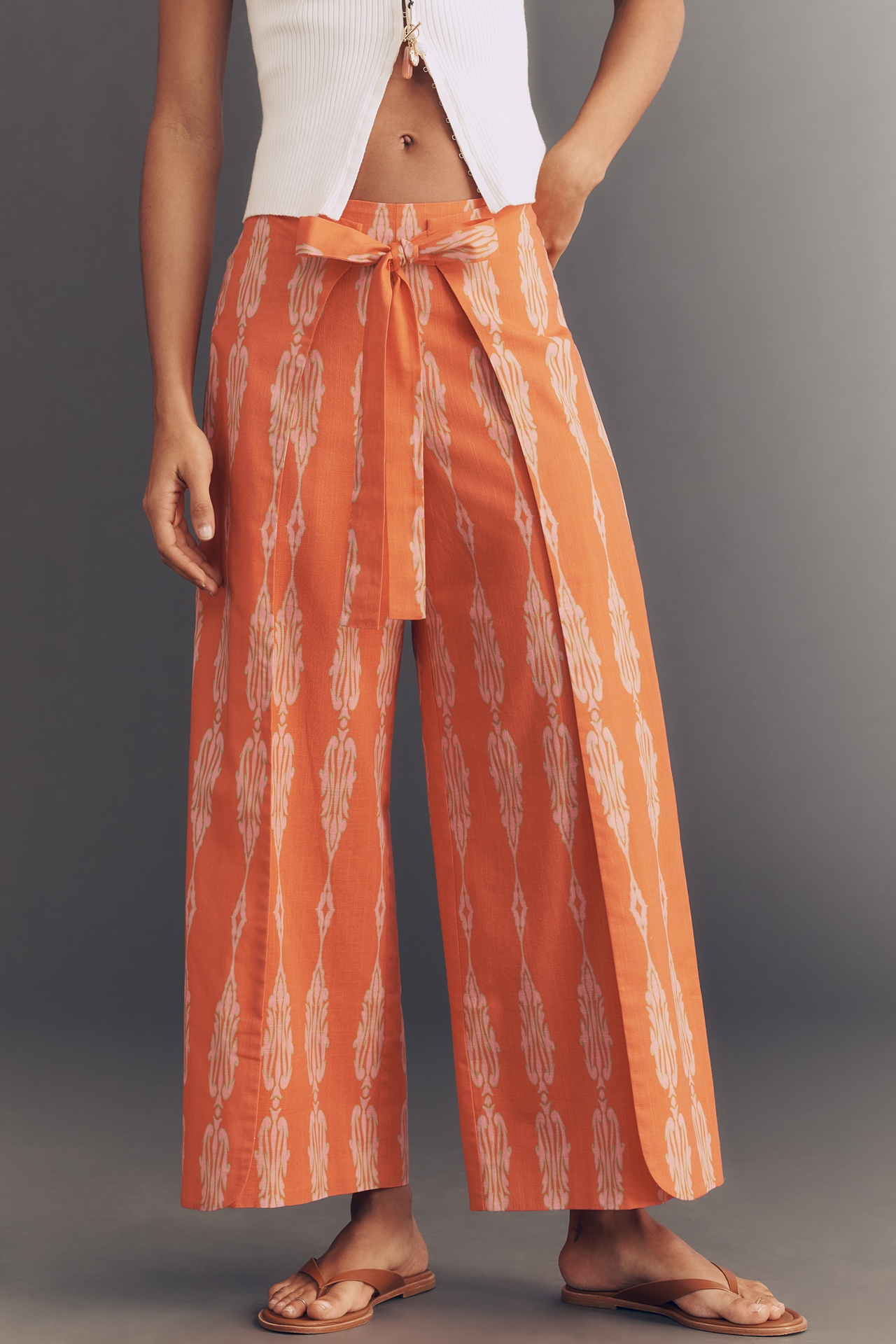 Mestiza Chloe Cotton Wrap Pants
