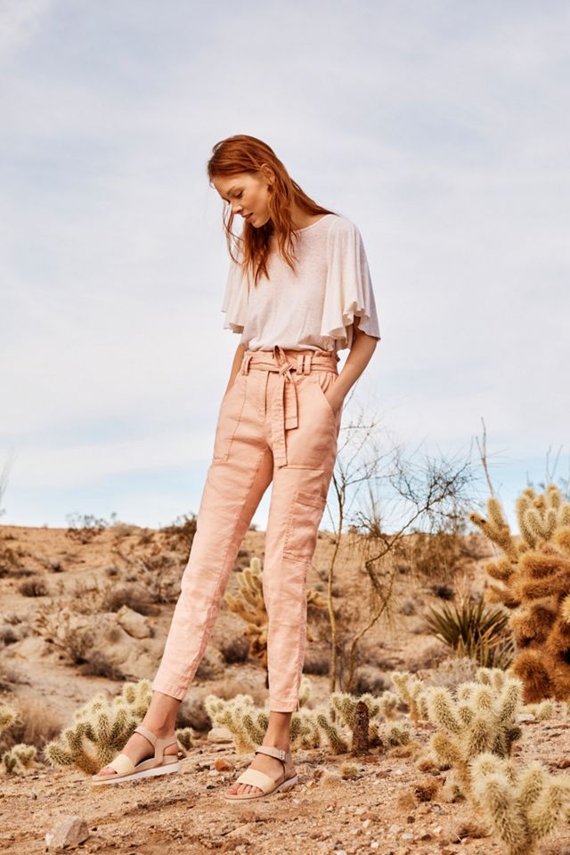 Paperbag-Waisted Joggers #4
