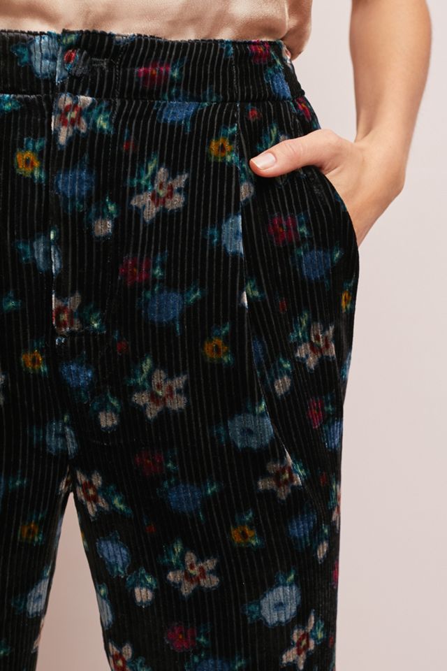 Blooming Velvet Pants #1