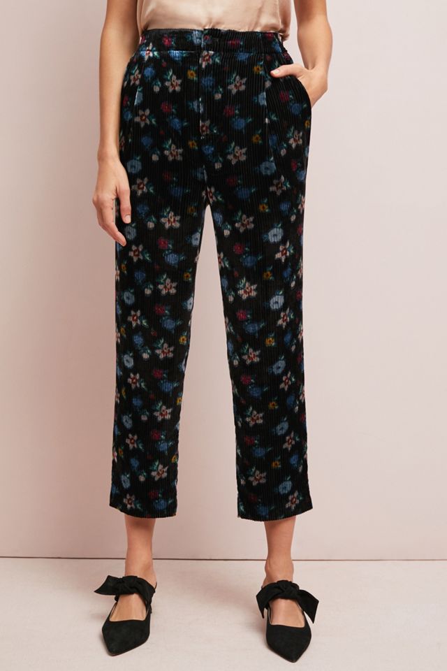Blooming Velvet Pants #2