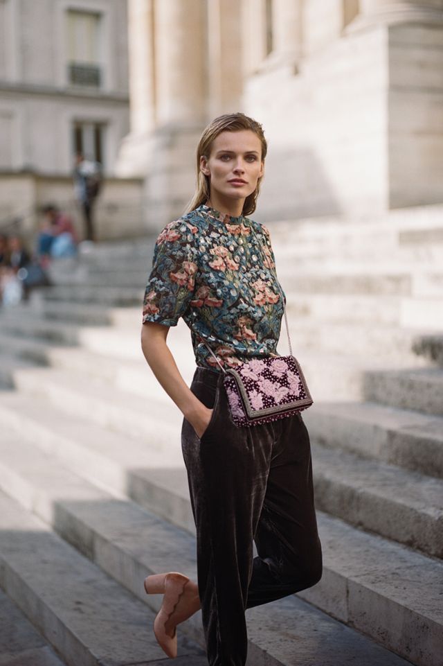 Cuffed Velvet Trousers #5