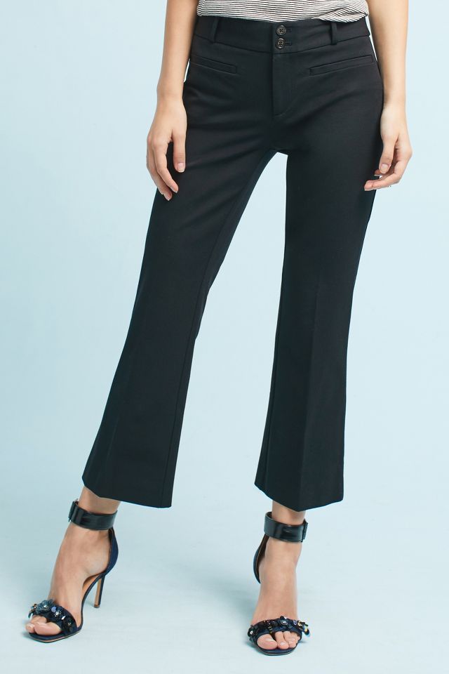 Essentials By Anthropologie + The Essential Cropped Flare Trousers