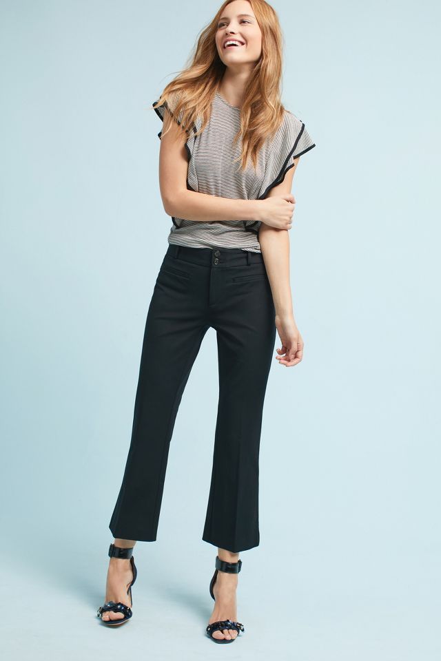 FAYE FLARE CROPPED PANT - Roan