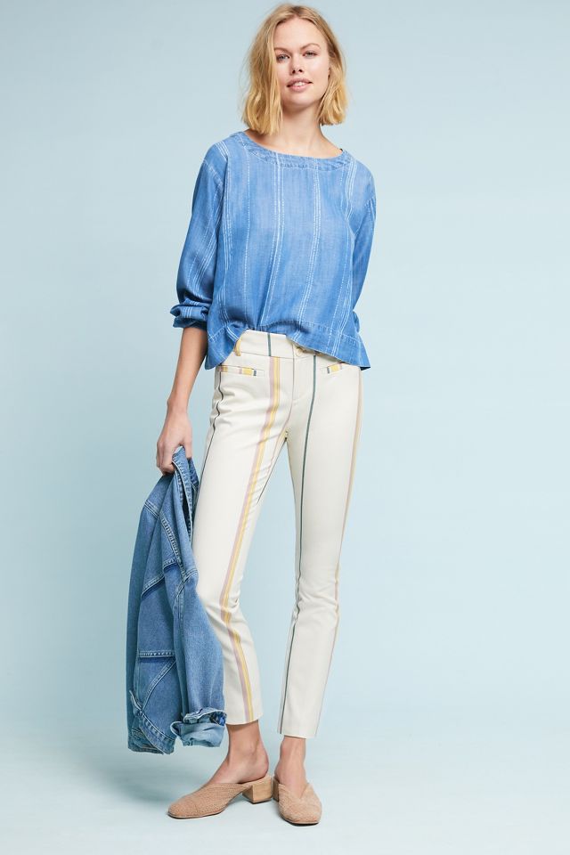 The Essential Slim Trousers | Anthropologie