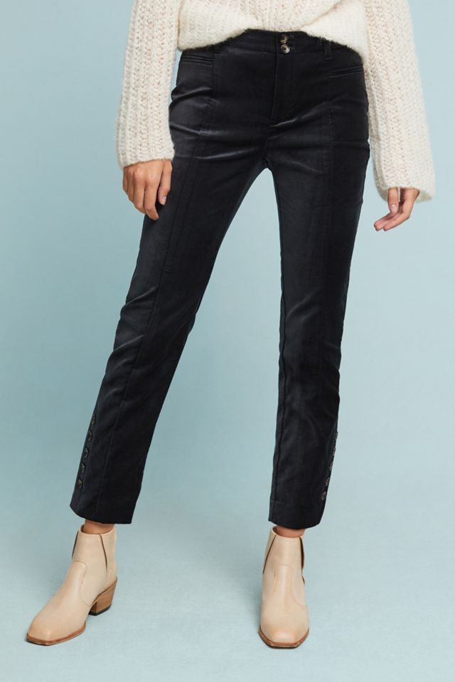 The Essential Velvet Slim Trousers #1