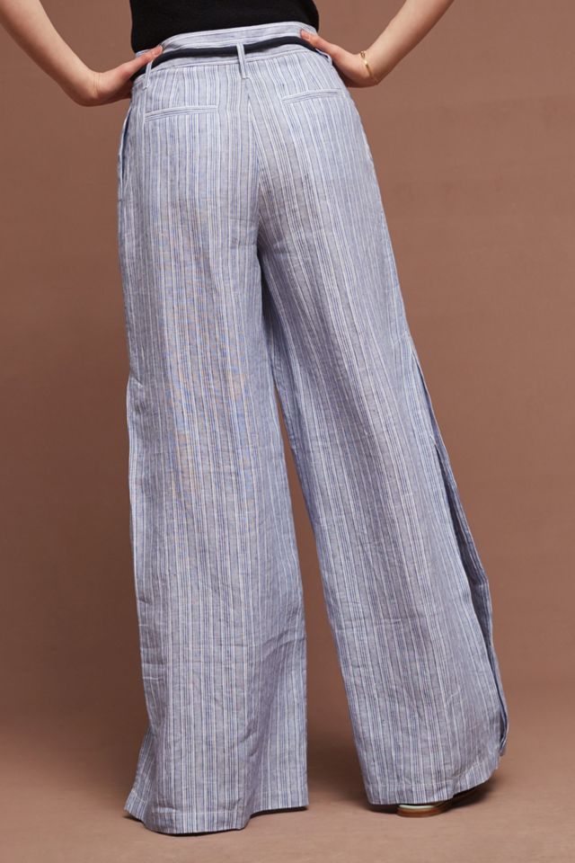 Striped Linen Wide-Legs #2