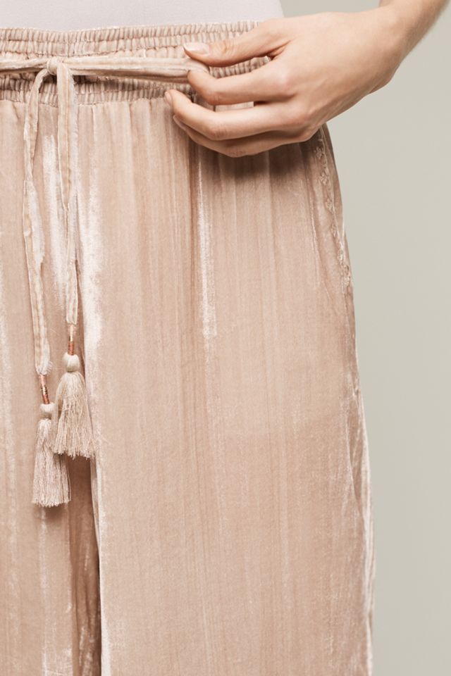 Cropped Velvet Wide-Legs #2