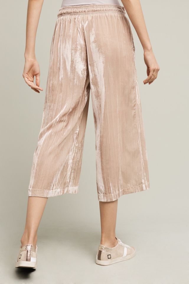 Cropped Velvet Wide-Legs #4