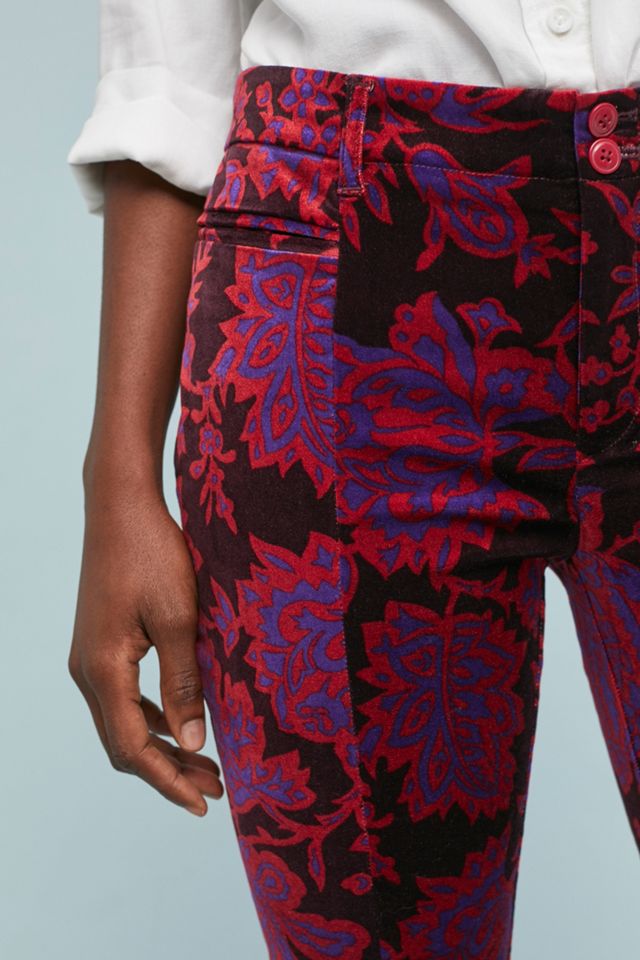 The Essential Velvet Slim Trousers #1