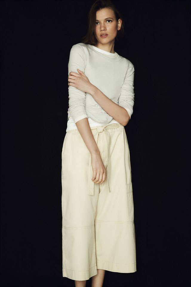 Maeve Wide-Leg Utility Culottes | Anthropologie