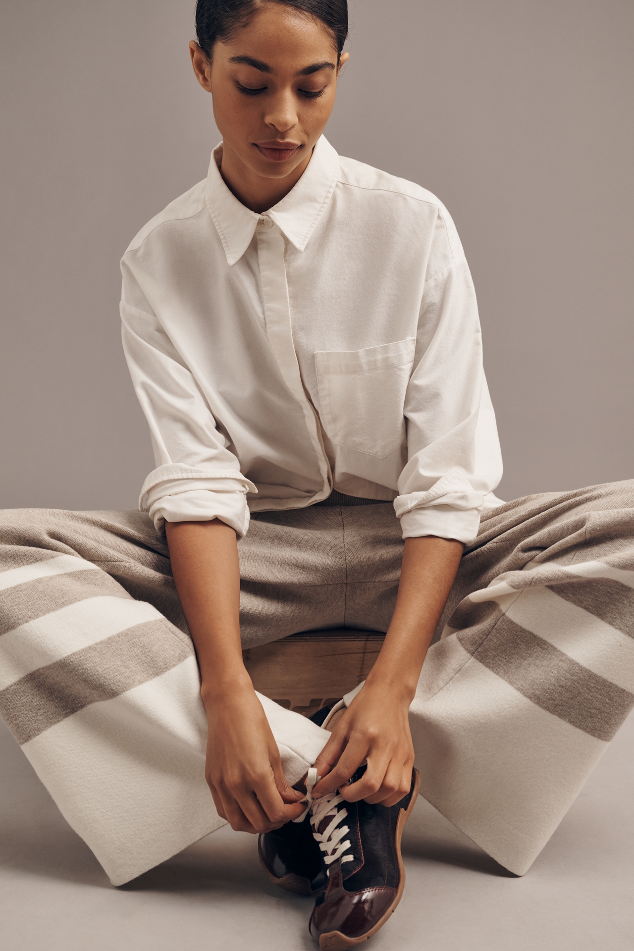 Maeve Full-Length Sweater Flare Pants