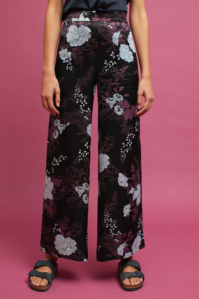 Arche Floral Wide-Leg Pants #3