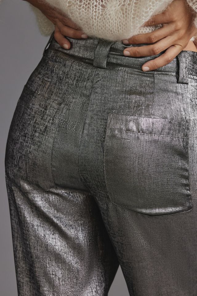 Stella Nova Betty High-Rise Metallic Trousers #3