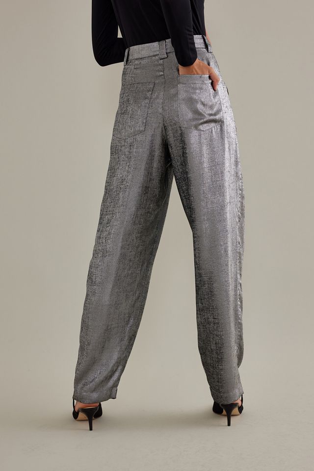 Stella Nova Betty High-Rise Metallic Trousers #6
