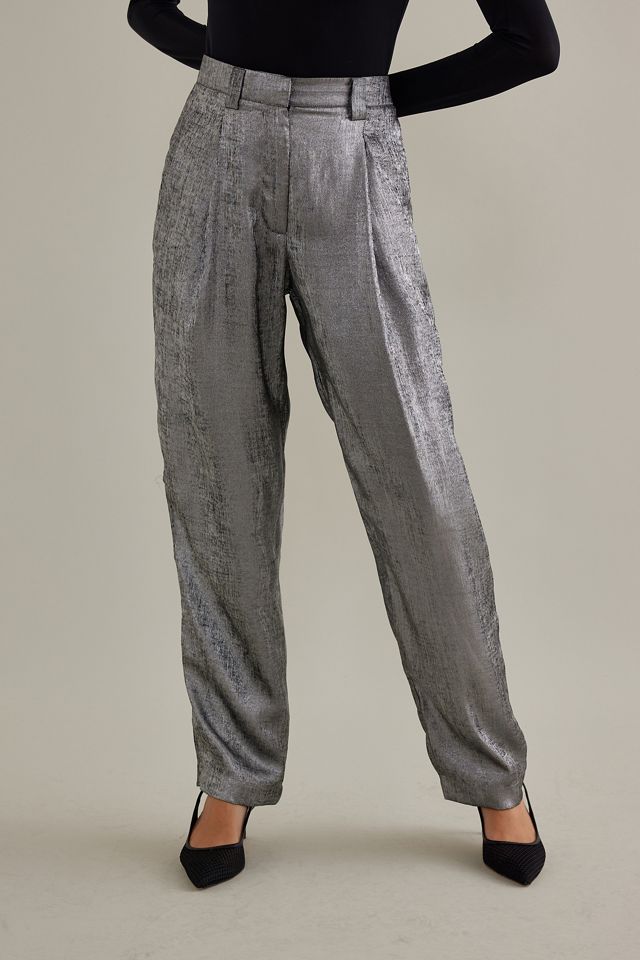 Stella Nova Betty High-Rise Metallic Trousers #7