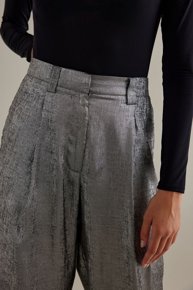 Stella Nova Betty High-Rise Metallic Trousers #8