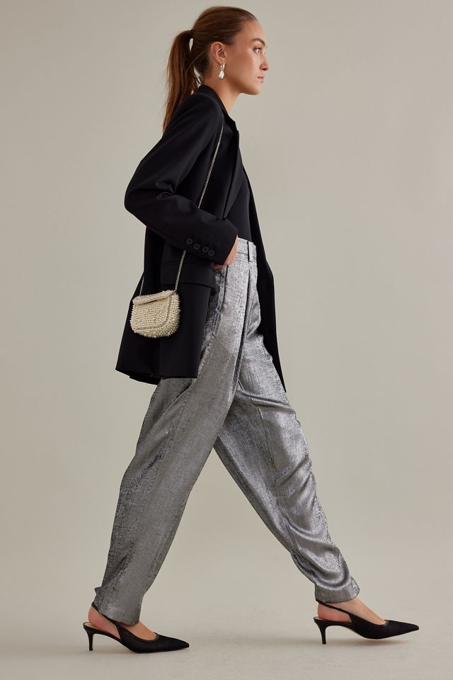 Stella Nova Betty High-Rise Metallic Trousers #9