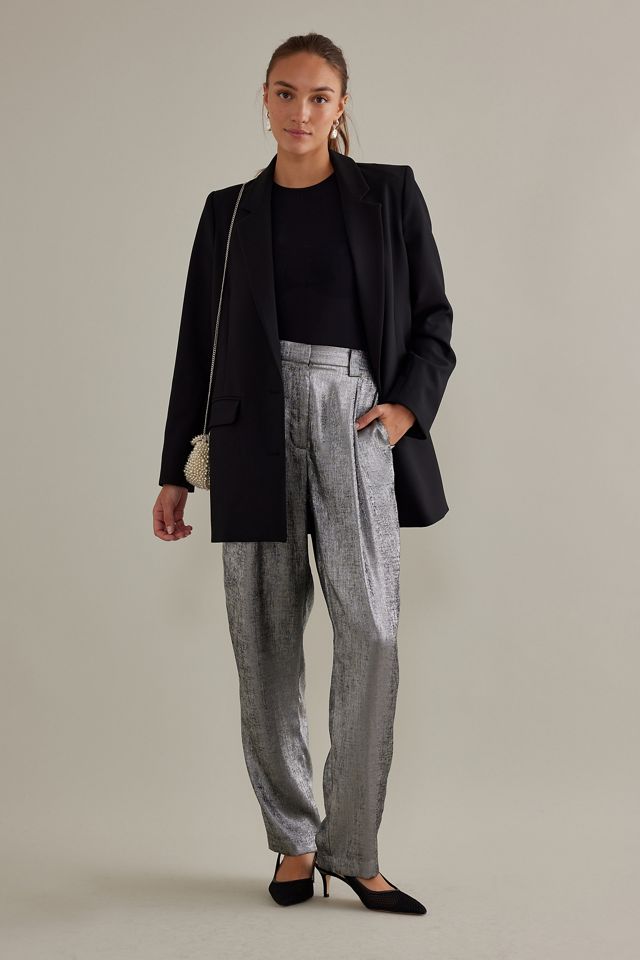 Stella Nova Betty High-Rise Metallic Trousers #5
