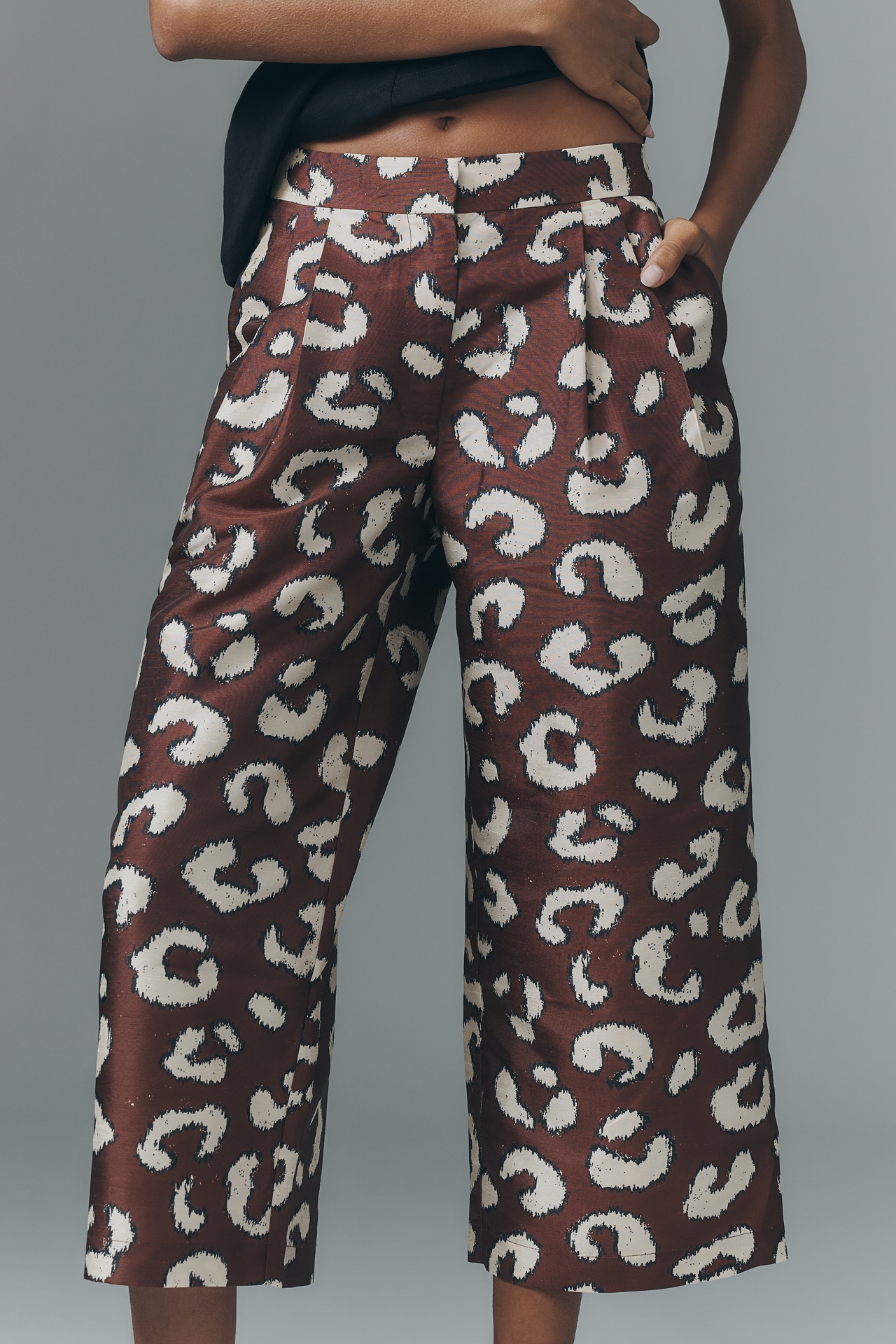 Stella Nova Petite Animal Print Pants
