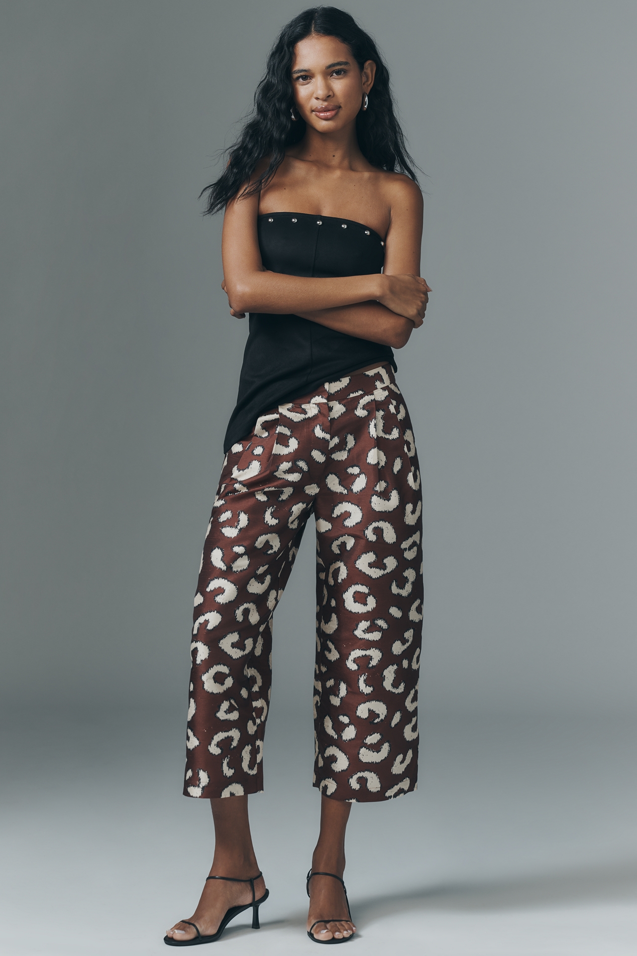 Stella Nova Petite Animal Print Pants