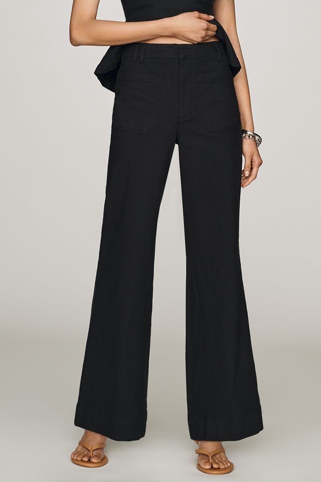Maeve Jude Linen-Blend Trousers #1