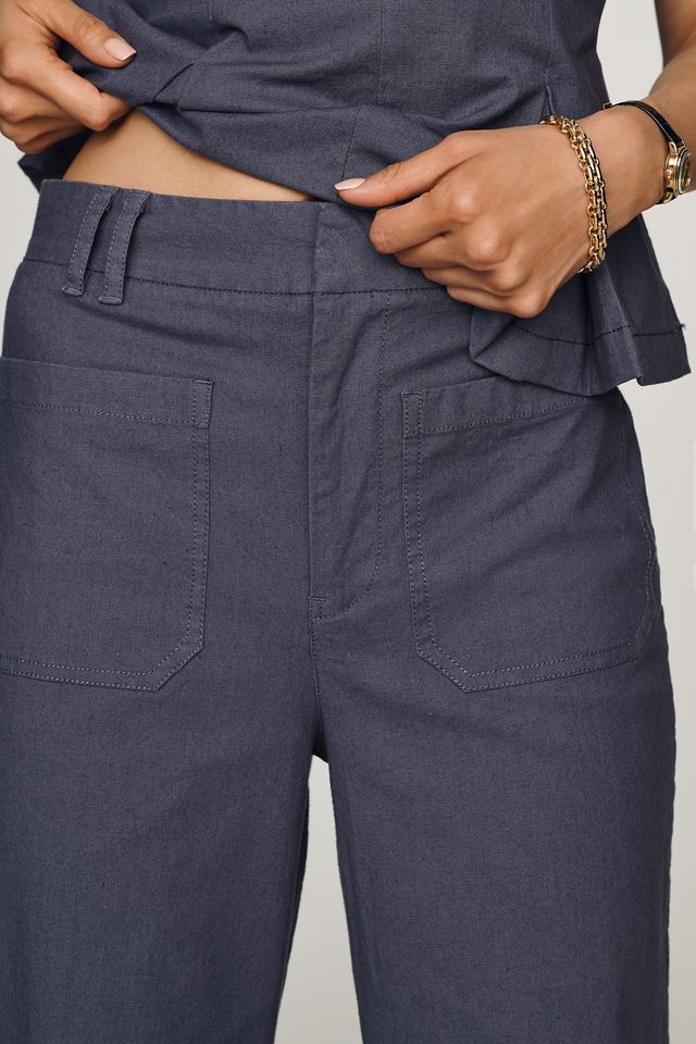 Maeve Jude Linen-Blend Trousers #2