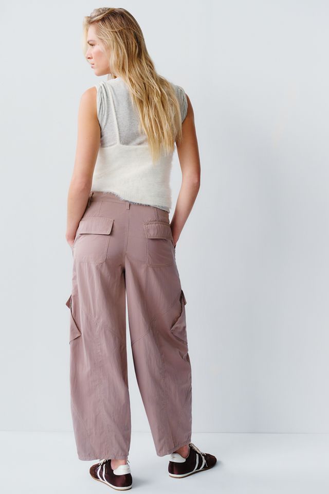 By Anthropologie High Rise Wide Leg Cargo Pants #3
