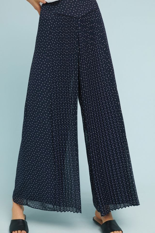 Kingston Plissierte, weitgeschnittene Hose #1